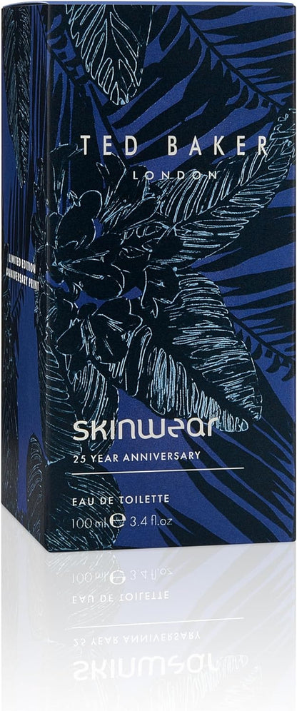 Skinwear EDT, Woody Masculine Fragrance, Zesty Lime, Bergamont & Lemon Top Notes with Sandalwood, Amber & Cedar Base Notes, 100Ml