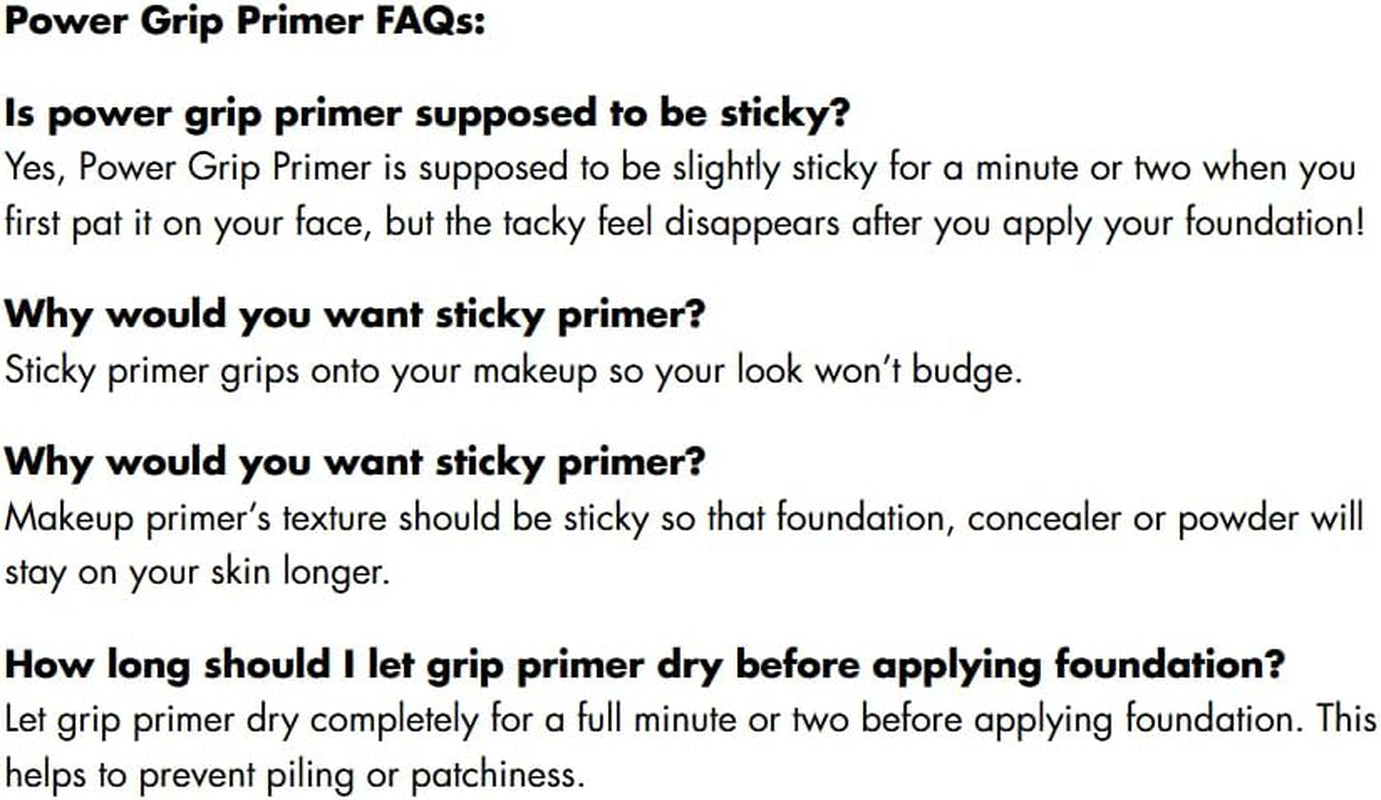 e.l.f. Cosmetics Power Grip Primer – Hydrating Gel-Based Primer for Smoothing Skin & Long-Lasting Makeup, 0.811 Fl Oz