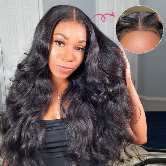 Supernova Hair Upgrade Body Wave 4X7 Pre Cut Lace Closure Wigs for Beginners Glueless Human Hair Ready to Wear Wigs