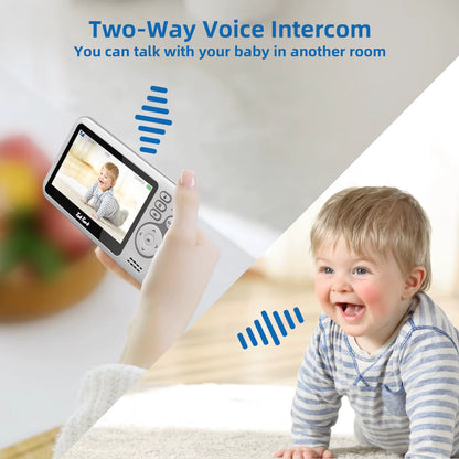 4.3 Inch Wireless Video Baby Monitor Mother Kids Survaillance Camera Auto Night Vision Two Way Audio Nanny Babysitter